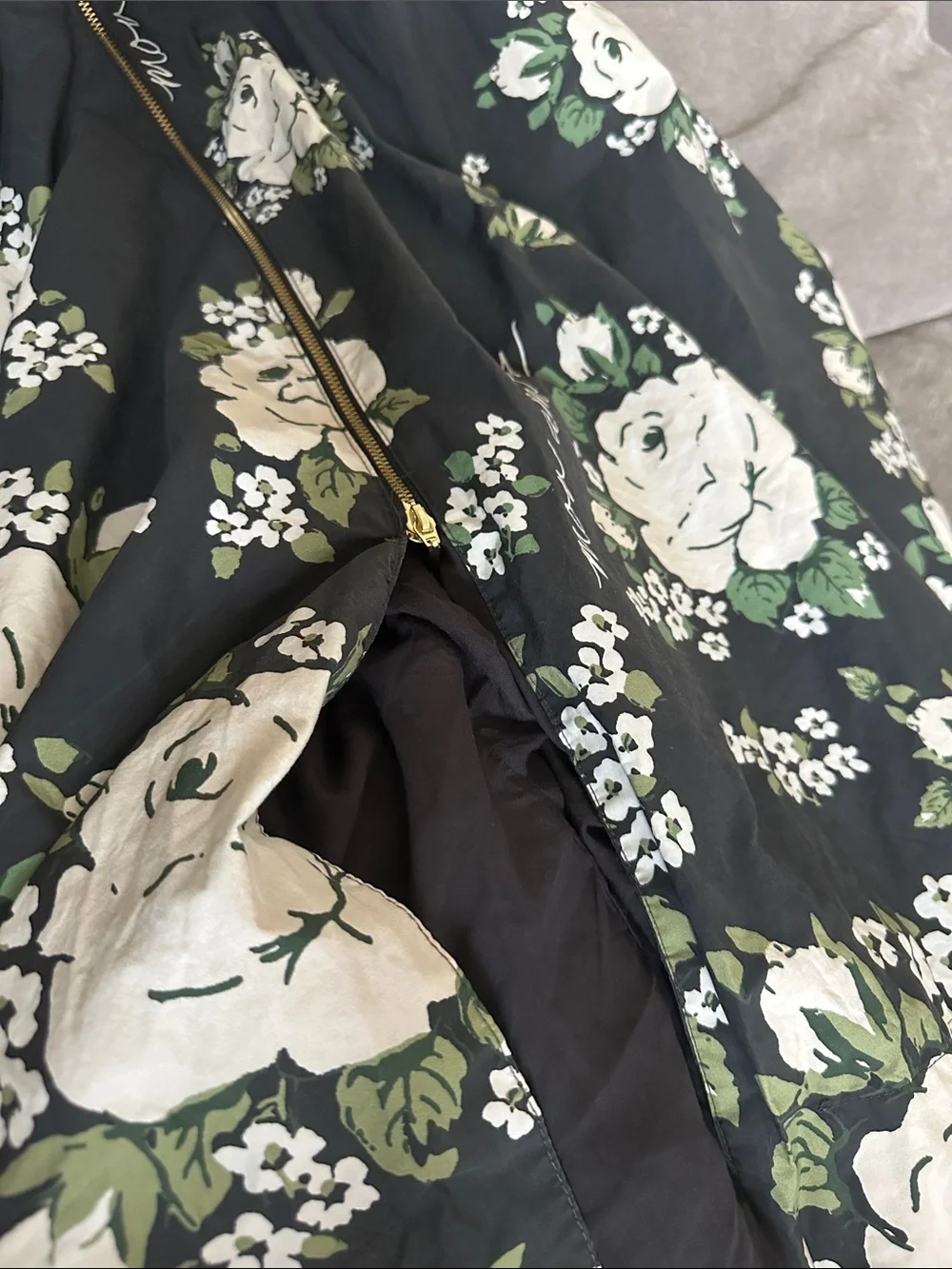 Anthropologie Maeve The Tommie Cap-Sleeve Smocked Front-Zip Shirt Dress - Picture 8 of 8